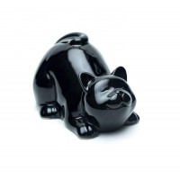 Decorative Ceramic Happy Cat Saving Bank Unique black cat Money/piggy Bank