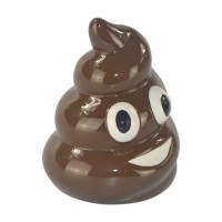 Emoji Piggy bank, Ceramic Poop Shape money box for promotion