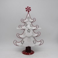 ceramic creative christmas ornaments, white christmas tree