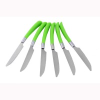 Cheap plastic handle spoon knife forks sets cutlery set tableware set